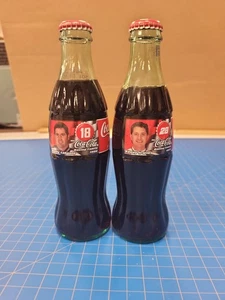 Coca-Cola 1996 Racing Family Bottles Bobby Labonte #18 Kenny Irwin #28 - Picture 1 of 7