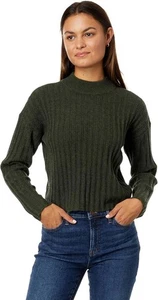 Madewell, M, grün, Mockneck Crop Pullover - Bild 1 von 9