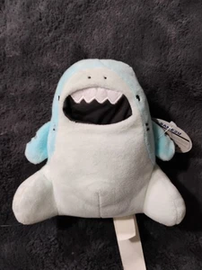 Samezu Shark Nom Nom Plush With Mouth Pocket - Picture 1 of 4