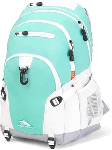 Zaino High Sierra Loop acquamarina viaggio lavoro libro borsa con custodia tablet - Foto 1 di 12