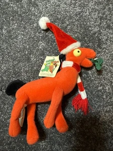 Vintage 2000 Pokey Pferd Nanco Prema Spielzeug Kaugummi Stofftier Plüschtier Weihnachten Neu mit Etikett - Bild 1 von 4