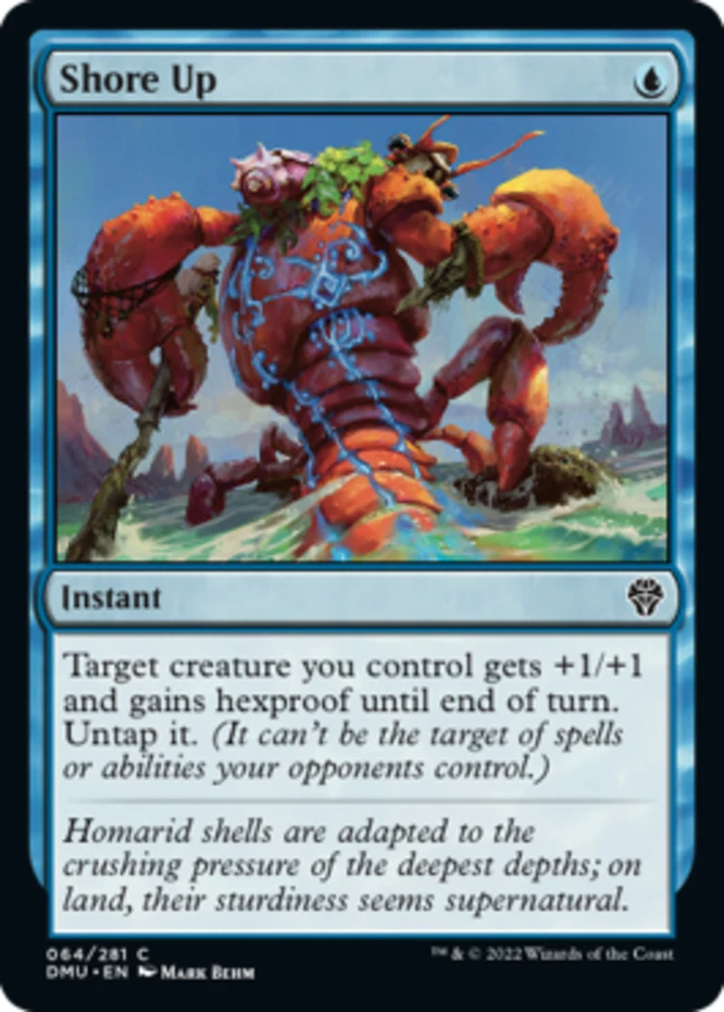 x4 Shore Up - Foil C MTG Dominaria United M/NM, English - Image 1 of 1