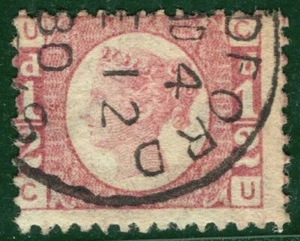 GB QV Halfpenny Bantam Stempel SG.48/49 1⁄2d Platte 14 (CU) 1880 CDs gebraucht LRED122 - Bild 1 von 6