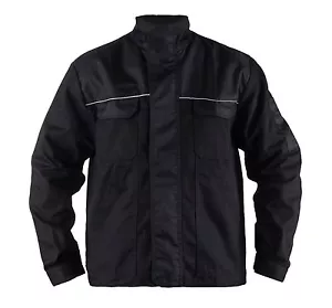 Arbeitsjacke Berufsbekleidung Bundjacke Jacke Farbe schwarz KFZ Gr. S-6XL - Bild 1 von 2