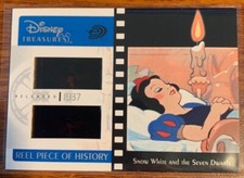 2003 Upper Deck Disney Treasures Reel Piece of History PH1 Snow White & 7 Dwarfs