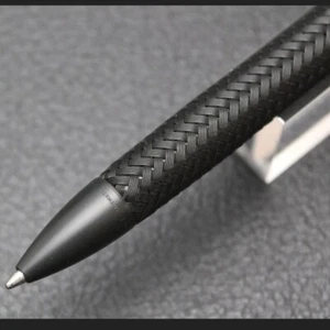 PORSCHE DESIGN P'3110 TEC Flex Matt Schwarz Edelstahl Kugelschreiber Neu Germany - Bild 1 von 7