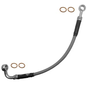 Steel Braided Brake Hose BMW K1200LT; 34322333221 / BrakeHose221SS - Picture 1 of 3
