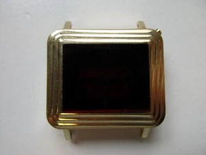 MWC rojo LED vintage 197-'s TV-modelo reloj - para repuestos - Imagen 1 de 5
