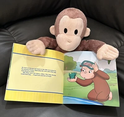 Retired Curious George Plush!   Plus A Book.  No Stains😊 - Image 1 of 4