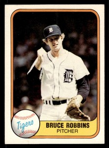 1981 Fleer  Bruce Robbins 477  Detroit Tigers