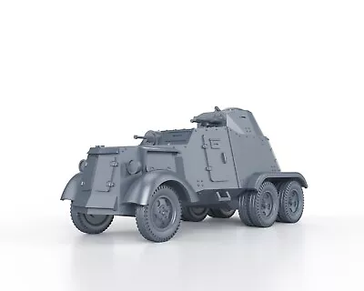 WARGAMEZONE SPANISH CIVIL WAR - CHEVROLET AAC 1937 - 1/56 1/72 1/87 1/100 3D PRINTED