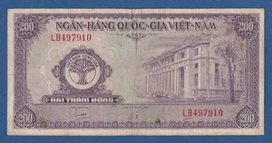 VIETNAM DEL SUR // SOUTH VIETNAM -- 200 DÔNG ND ( 1958 ) -- FINE -- PICK 9a . - Picture 1 of 2