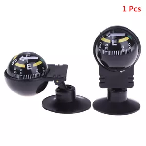 360 Degree Rotation Waterproof Vehicle Navigation Ball Car Compass Suction Cup - Picture 1 of 8