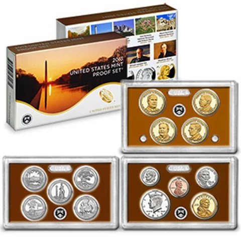 2013 US Mint Clad Proof Set 14 coins in OGP Cover