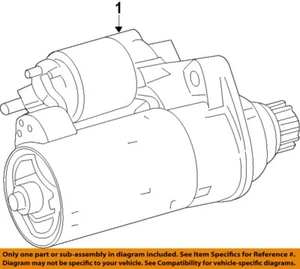 MERCEDES OEM 14-20 CLA250 Electrical Starter-Starter 645906080080 - Picture 1 of 1