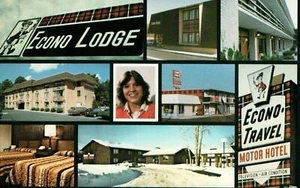 Vintage Econo Lodge & Econo-Travel Postcard From North Myrtle Beach SC P438 - Picture 1 of 3