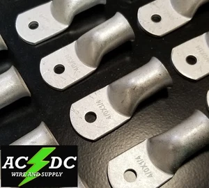 (50) Anillo 4/0 AWG 1/4" orificio terminal lengüeta chapado en lata cable medidor de lengüeta - Imagen 1 de 1