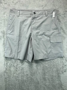 NWT Amazon Essentials Cargo Shorts Mens 38 Gray Stretch Lightweight Comfort 8" 1 - Picture 1 of 8