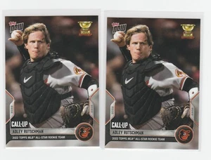 (2) 2022 MLB TOPPS NOW Rookie Cup Team Card #RC-1 Adley Rutschman Orioles - Picture 1 of 1