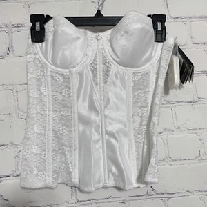 Dominique corsetto donna 34C pizzo bianco nuovo - Foto 1 di 3