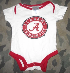 Alabama Crimson Tide Boys 3-6 M Snap Bottom - Picture 1 of 1