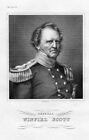 1850   Winfield Scott General Vereinigte Staaten Original Stahlstich Portrait