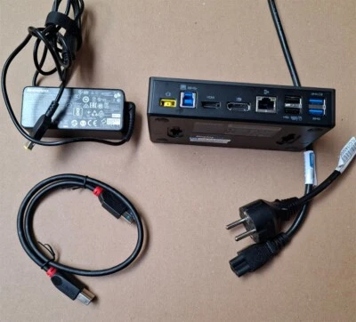 Netzteil Lenovo für Ultra Dock DK1522 40A7 Stromkabel 2.25A 45W Ladekabel - Bild 1 von 4