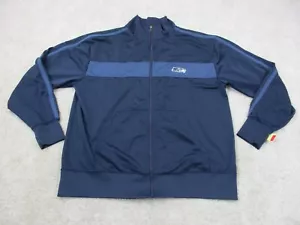 Chaqueta Seattle Seahawks Adulto Grande Azul NFL Fútbol Cremallera Completa Informal Para Hombres * - Imagen 1 de 12