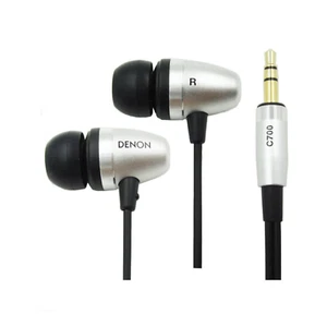 Original Denon AH-C700/In-Ear Ohrhörer Stereo/Aluminiumgehäuse/Akustikoptimierer-UK - Bild 1 von 6