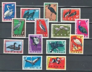 CONGO BELGIUM COLONIES BIRDS FULL MNH SET OF STAMPS LOT (CONG 739) - Picture 1 of 1