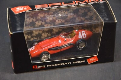 BRUMM 1/43 MASERATI 250F 12 CILINDRI - PROVA R223 DIE CAST MADE IN ITALY - Immagine 1 di 3