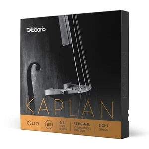 D'Addario KS510 4/4L Kaplan Cello String Set, 4/4 Scale, Light Tension - Picture 1 of 3