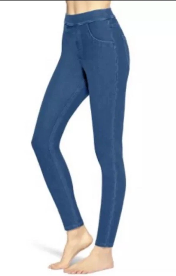 Utopia by HUE Ladies Denim Legging Midnight XL