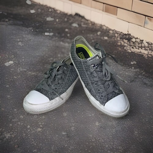 Sneakers Converse All Star Lunarlon Chuck Taylor II donna taglia 8 5 grigio maglia