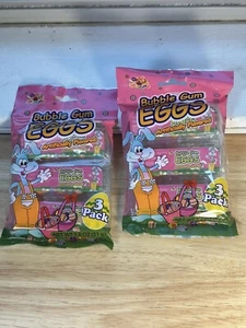 LOTE de 2 huevos de goma de mascar Albert's caramelo de Pascua paquete de 3 1,8 oz - Imagen 1 de 5