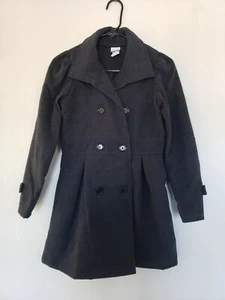 Women's Charcoal Gray Peacoat Jacket Size 14 - Picture 1 of 4