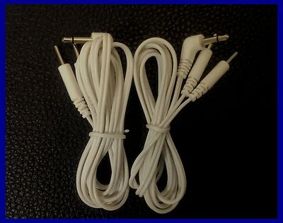 Pair Of TENS Electrode Lead Wires With 4 Pin Connectors 3.5mm - Image 1 of 2