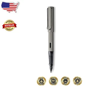 Sophisticated Fountain Pen in Ruthenium with Translucent Triangular Grip - Adult - Picture 1 of 2