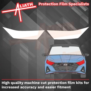 Fits Hyundai i20 N i20N 2020- Headlights CLEAR Stone Guard Paint Protection Film - Picture 1 of 3