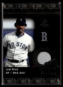 2007 SP Legendary Cuts A Stitch in Time Memorabilia Jim Rice Jersey 1 color - Picture 1 of 2