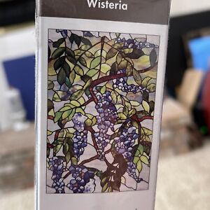 Artscape WYSTERIA Window Film Textured Stained Glass Style 24x36 USA Made