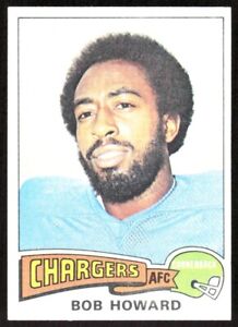 1975 7929A Topps Bob Howard San Diego Chargers #37