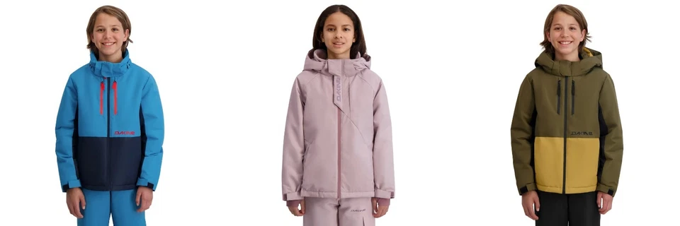 Dakine Niños y Niñas Chaqueta Esquí Nieve Viento Resistente al Agua Bolsillos Aislados Foto 1 de 1