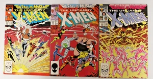Lot of 3 Marvel Comics: The Fall of the Mutants The Uncanny X-Men #225 #226 #227 - Picture 1 of 24