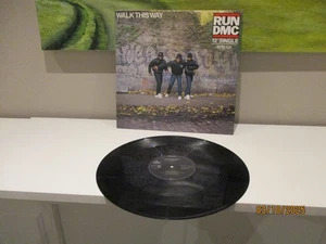 Run DMC Walk this way LP Vinyl Maxi Schallplatte HipHop VGbisVG+RunDMC1 - Bild 1 von 4
