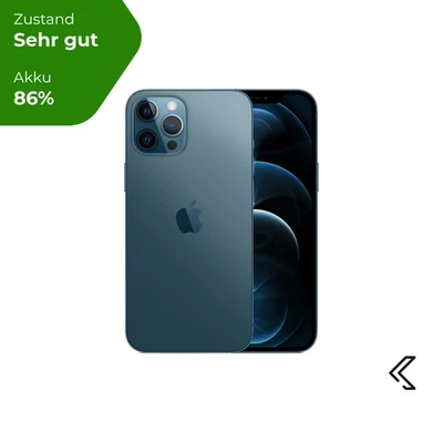 Apple iPhone 12 Pro Max 256GB Pazifikblau, Sehr gut, 24 Monate Garantie - Bild 1 von 4