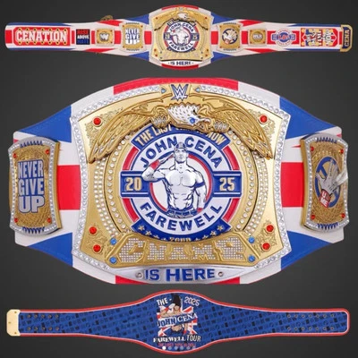 New John Cena Last Time Is Now Farewell Tour Title Belt Spinner Belt Heavyweight - Image 1 of 4