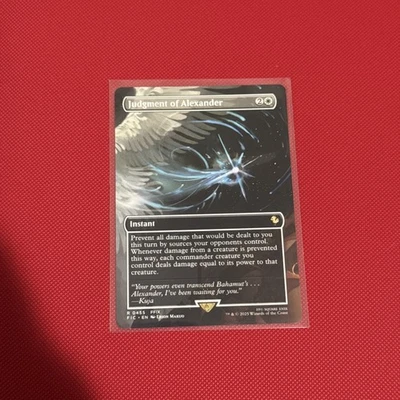 MTG Judgment of Alexander (Borderless) NEAR MINT NONFOIL #0455 Final Fantasy IX - Image 1 of 2