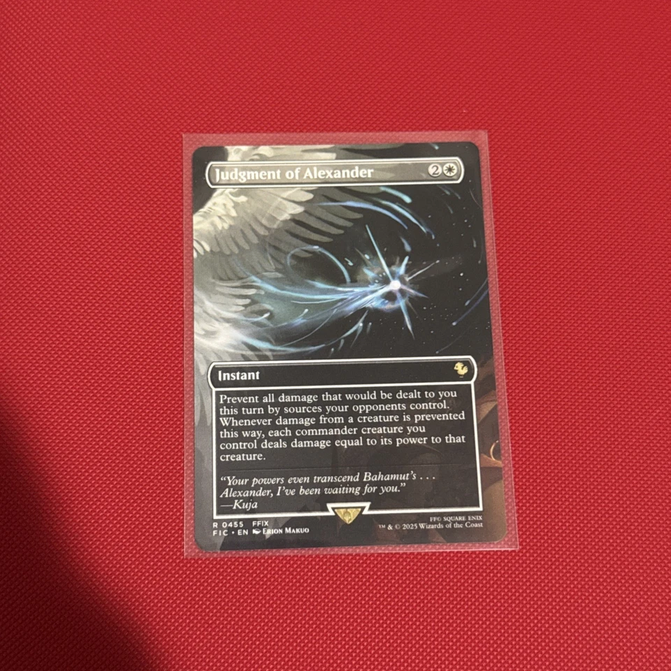 MTG Judgment of Alexander (Borderless) NEAR MINT NONFOIL #0455 Final Fantasy IX - Image 1 of 2