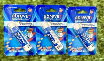 (3) BOMBA ABREVA CREMA HERPES LABIAL 2GM CADUCIDAD 03/2026 Foto 1 de 2